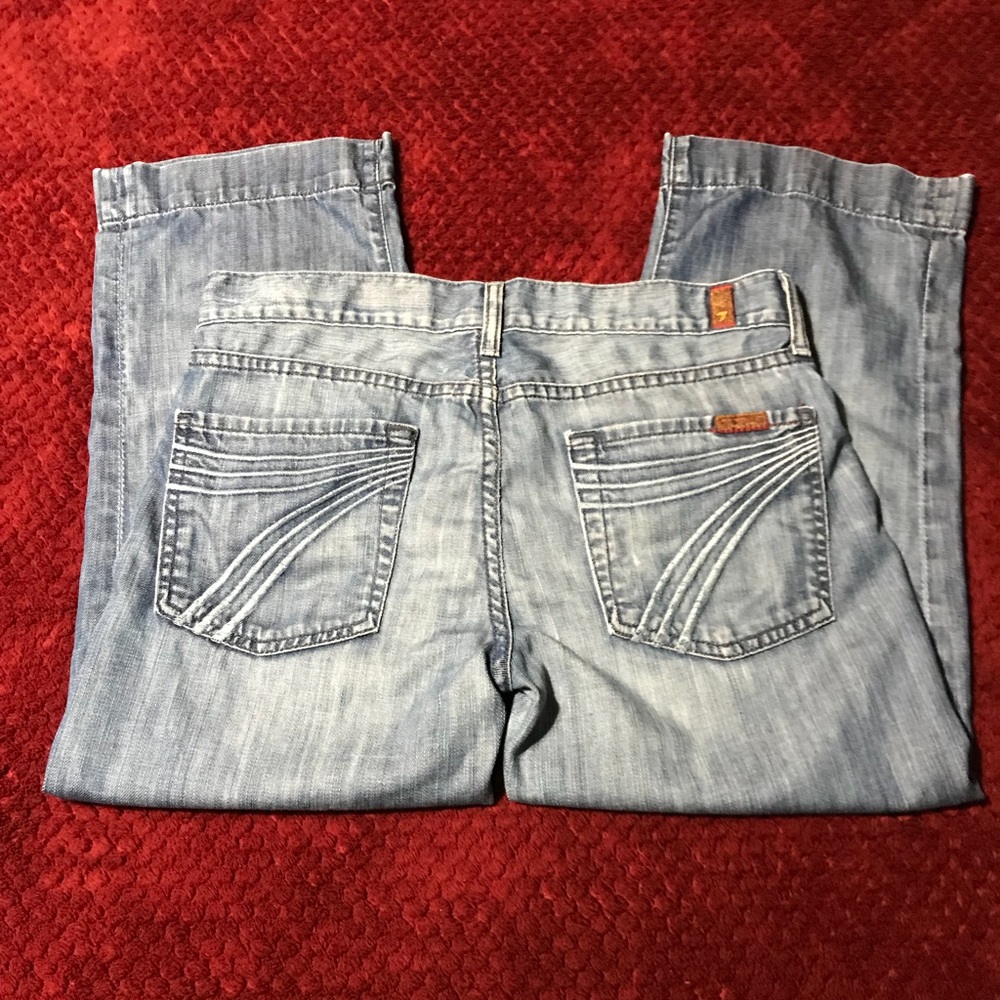7 For All Mankind cropped jeans size 27 - Picture 1 of 5